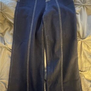 Commense Dark Indigo Flare Jeans